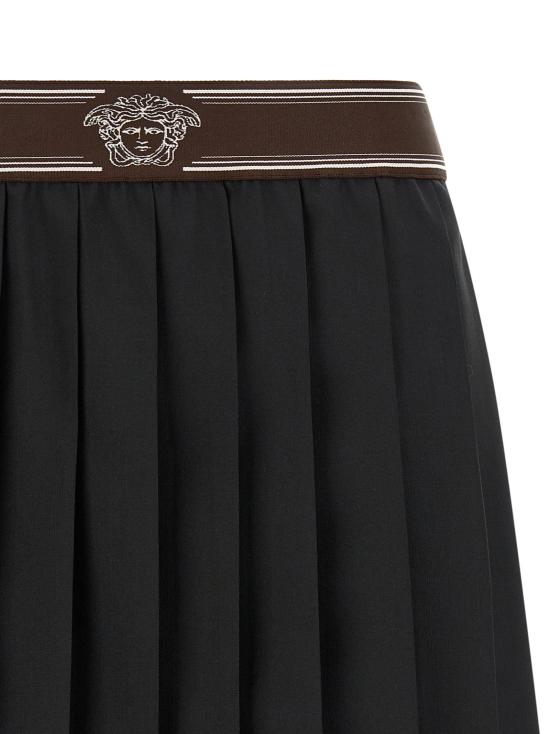  베르사체 스커트 LD10258811A176691B000 BLACK - VERSACE