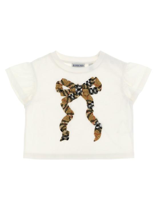  버버리 탑 LD8129936CHALKWHITE CREAM
