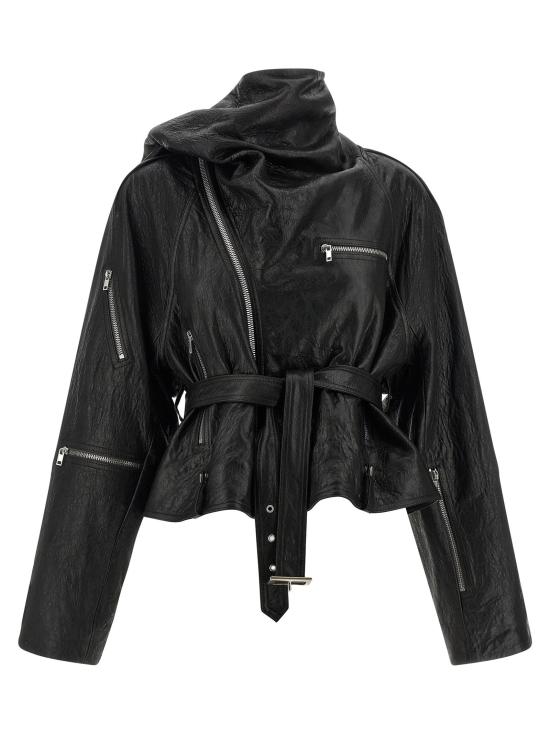  릭 오웬스 자켓 LDRP01F6716LBE09 BLACK - RICK OWENS