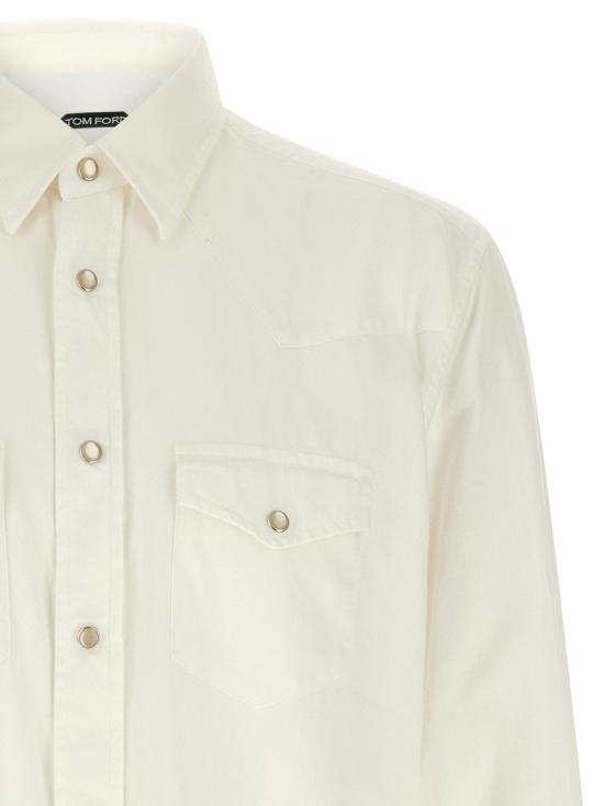  톰포드 셔츠 LDHDS001FMC296WAB CREAM - TOMFORD