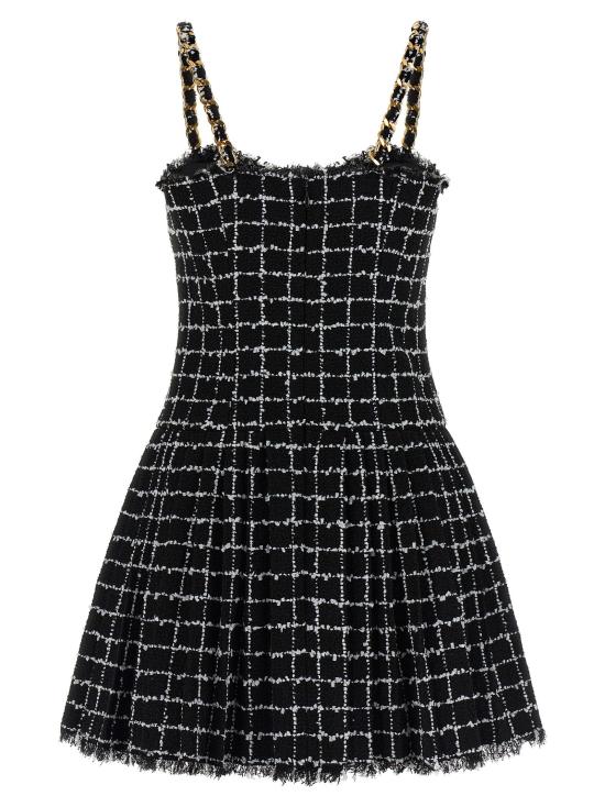  발망 원피스 LDGF1R5163XL62EAB BLACK - BALMAIN
