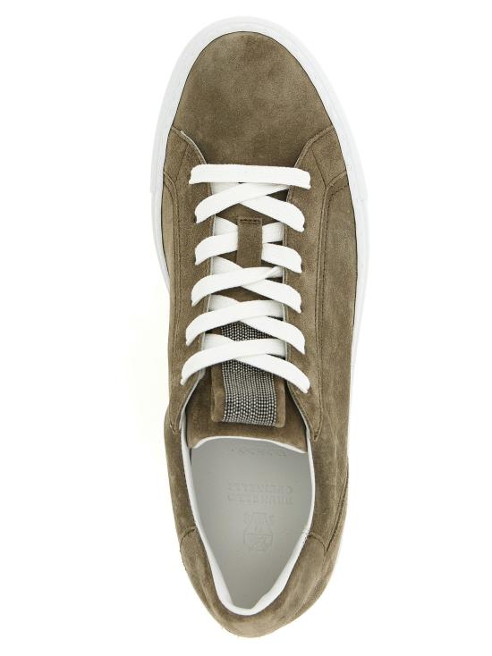  브루넬로 쿠치넬리 스니커즈 LDMZSFG2525C8850 KHAKI - BRUNELLO CUCINELLI