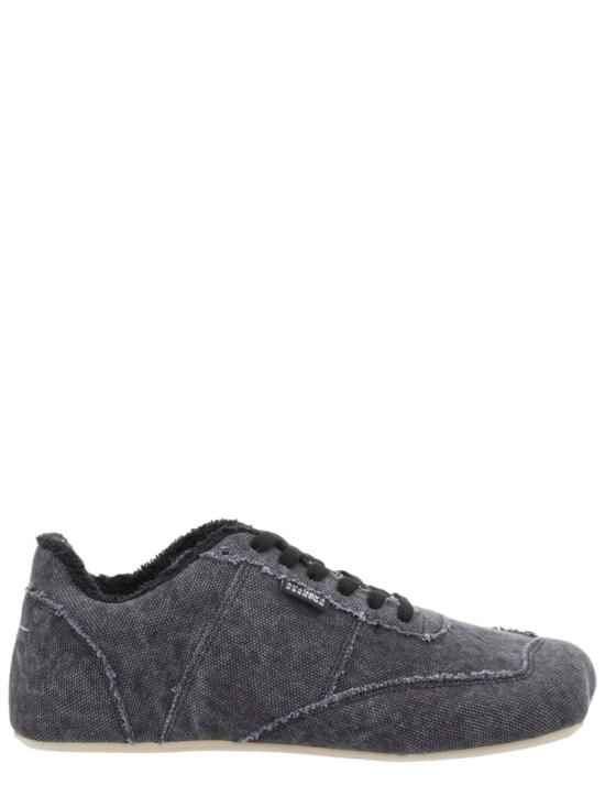  MM6 메종마르지엘라 스니커즈 Mm6 메종 마르지엘라 해부학적 캔버스  차콜 - MM6 MAISON MARGIELA