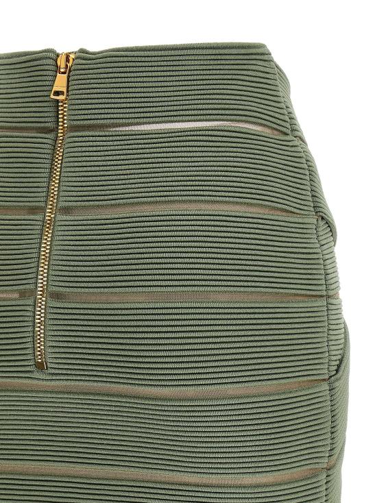  발망 스커트 LDGF0LBB48KJ757EU SAGE GREEN - BALMAIN