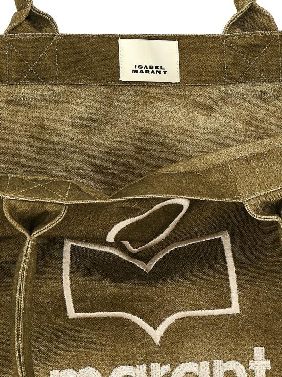  이자벨마랑 토트백 LDPM0002FAD3X04M67KI OLIVE GREEN - ISABEL MARANT