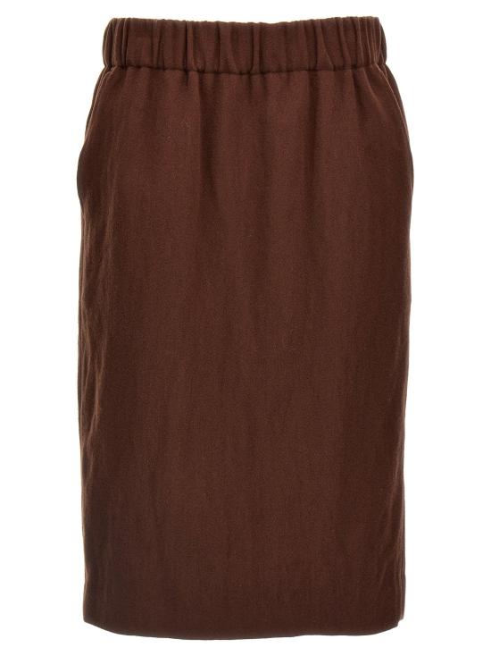  드리스 반 노튼 스커트 LD2420108409346703 BROWN