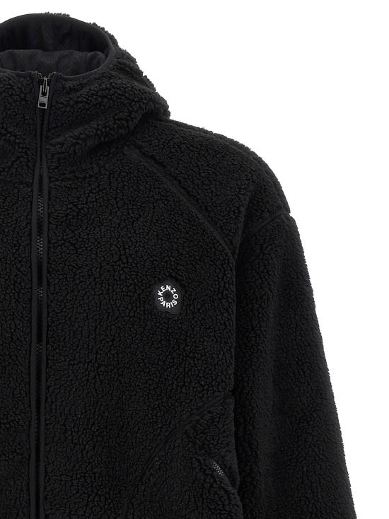  겐조 후드 티셔츠 LDFF65BL5504FP99J BLACK - KENZO