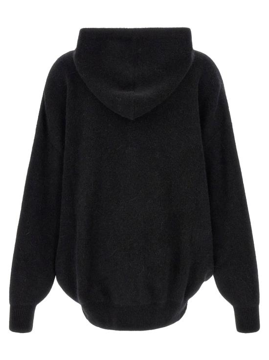  릭 오웬스 후드 티셔츠 LDRU02F4698KWP09 BLACK - RICK OWENS
