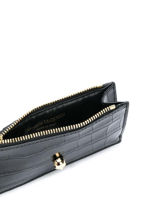  알렉산더 맥퀸 명함지갑 6320371JMFG1050 BLACK - ALEXANDER MCQUEEN