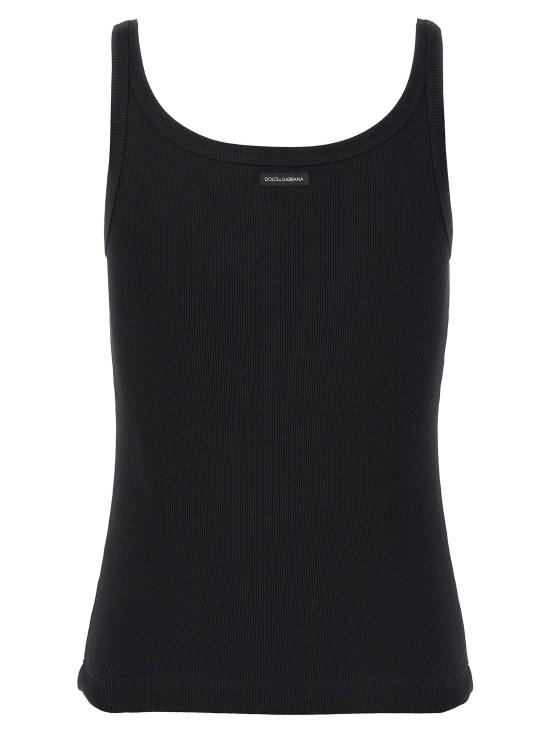  돌체앤가바나 민소매 티셔츠 LDF8U09TFU7AVN0000 BLACK - DOLCE & GABBANA