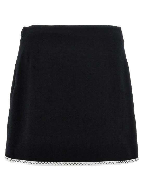  모스키노 스커트 LDJ012155170555 BLACK - MOSCHINO