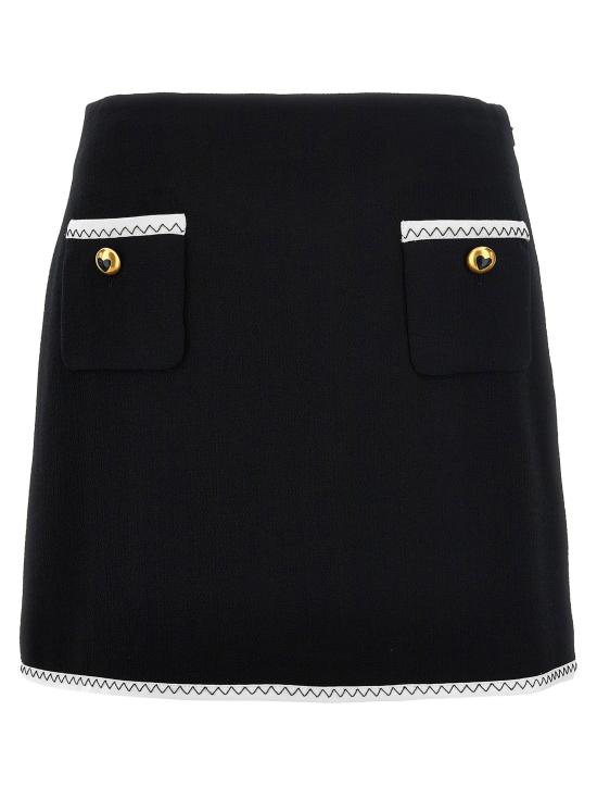  모스키노 스커트 LDJ012155170555 BLACK