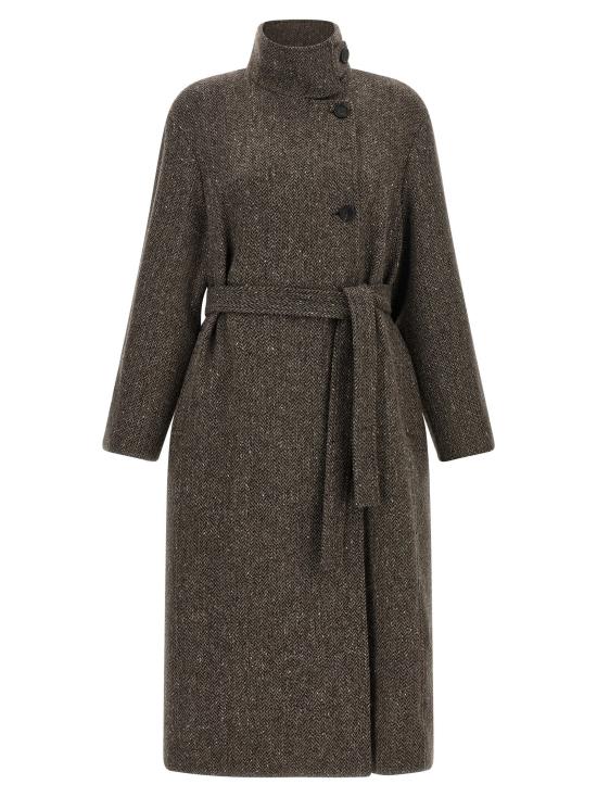  브루넬로 쿠치넬리 코트 LDMG5669766C004 BROWN