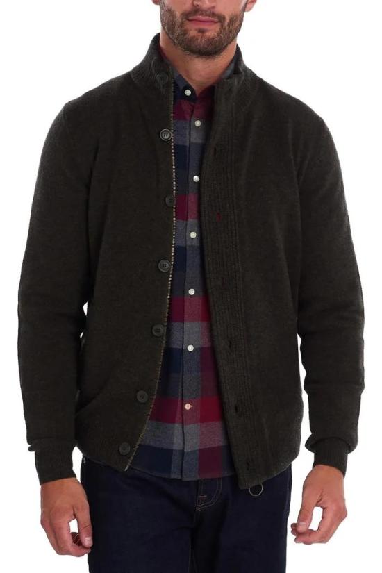 26FW 바버 스웨터 MKN0731 MKN GN73 SEAWEED - BARBOUR