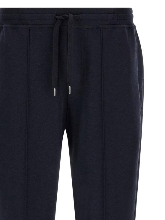  브루넬로 쿠치넬리 트레이닝/조거 팬츠 LDMM8313263GC1265 NAVY - BRUNELLO CUCINELLI