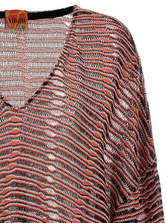  비텔리 스웨터 LDSS23D38G07PLKJ12MULTICOLOR RED - VITELLI