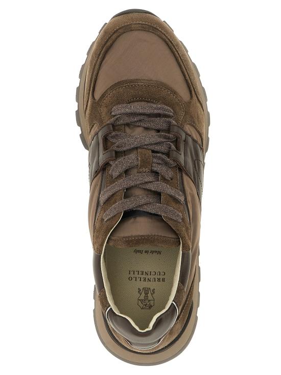  브루넬로 쿠치넬리 스니커즈 LDMZSFG3327PC8769 BROWN - BRUNELLO CUCINELLI