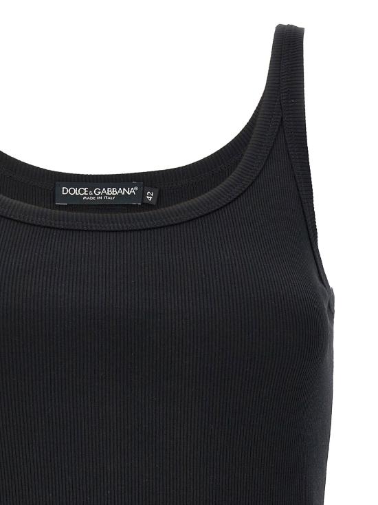  돌체앤가바나 민소매 티셔츠 LDF8U09TFU7AVN0000 BLACK - DOLCE & GABBANA