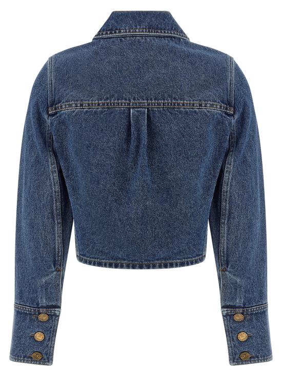  발망 자켓 LDGF1TC215DG086EX BLUE - BALMAIN