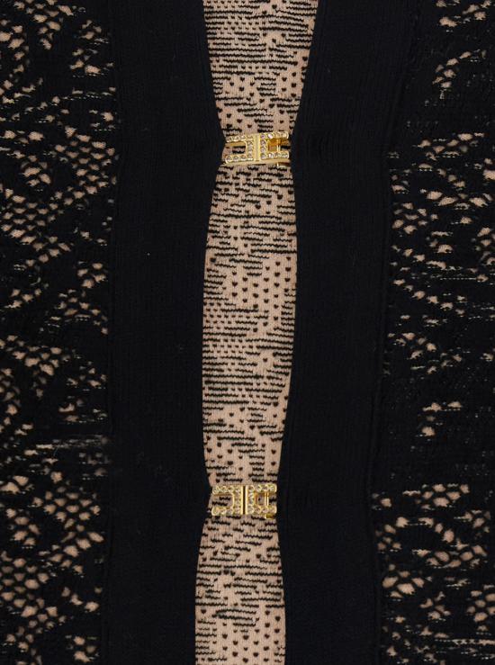 26FW 엘리자베타프랜치 긴팔 티셔츠 MK29Q66E2FR9 Black - ELISABETTA FRANCHI