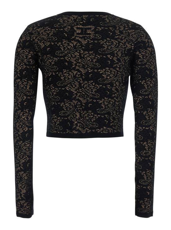 26FW 엘리자베타프랜치 긴팔 티셔츠 MK29Q66E2FR9 Black - ELISABETTA FRANCHI