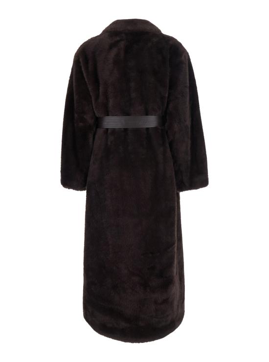 26FW 핑코 무스탕 107168A3FKL72 Brown - PINKO
