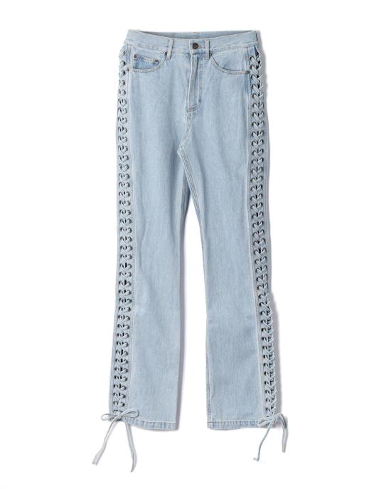  로테이트 데님 팬츠 1141831468 1468 LIGHT BLUE DENIM 30