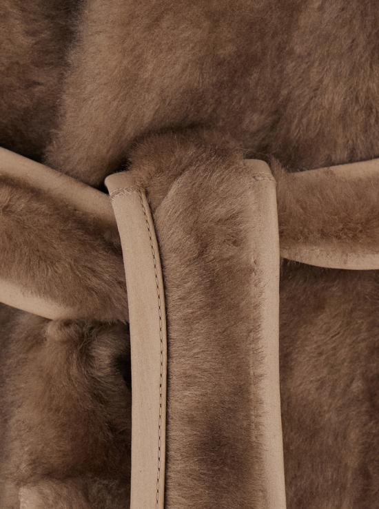 26FW 누르 하무르 무스탕 F26C34MINKTOFFEE Beige - NOUR HAMMOUR