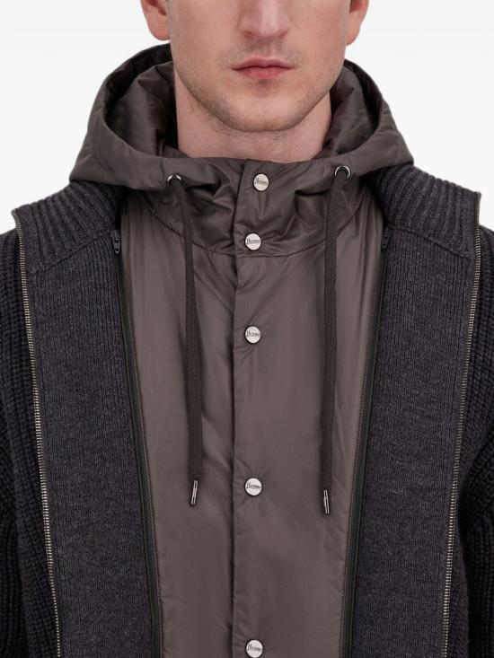26FW 에르노 가디건 MC000195U 702729490 GREY - HERNO
