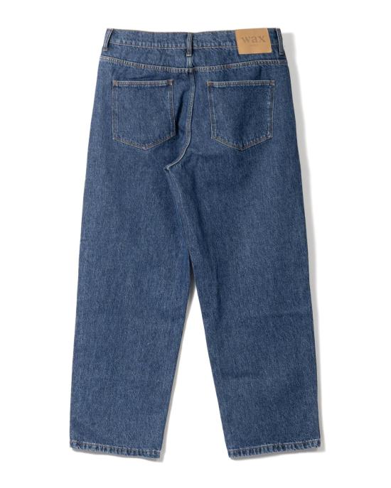 왁스 런던 데님 팬츠 AW25 DEN LOO BPV BUW 90s BLUE WASH 32 - WAX LONDON