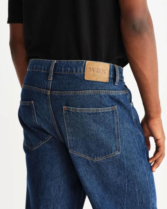  왁스 런던 데님 팬츠 AW25 DEN LOO BPV BUW 90s BLUE WASH 32 - WAX LONDON