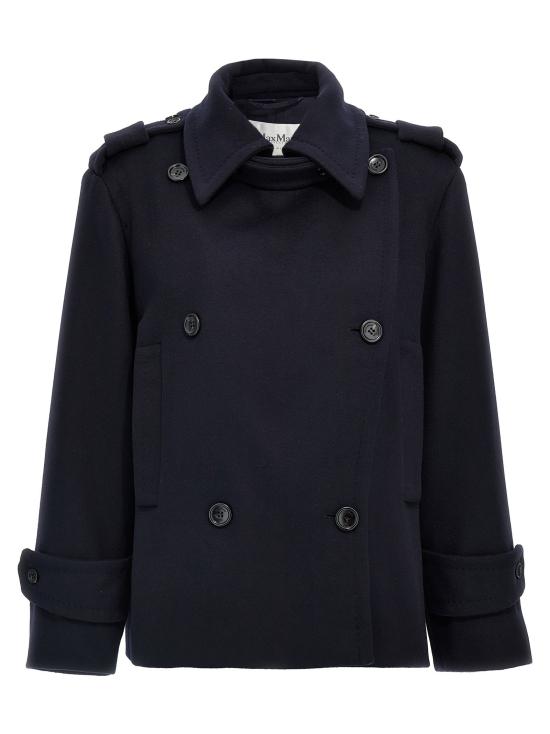  막스마라 코트 LDLAVENO005A NAVY