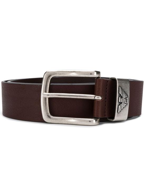  엠포리오 아르마니 로고 버클 가죽 벨트 Y4S201YDD6G80005 AI26 BROWN