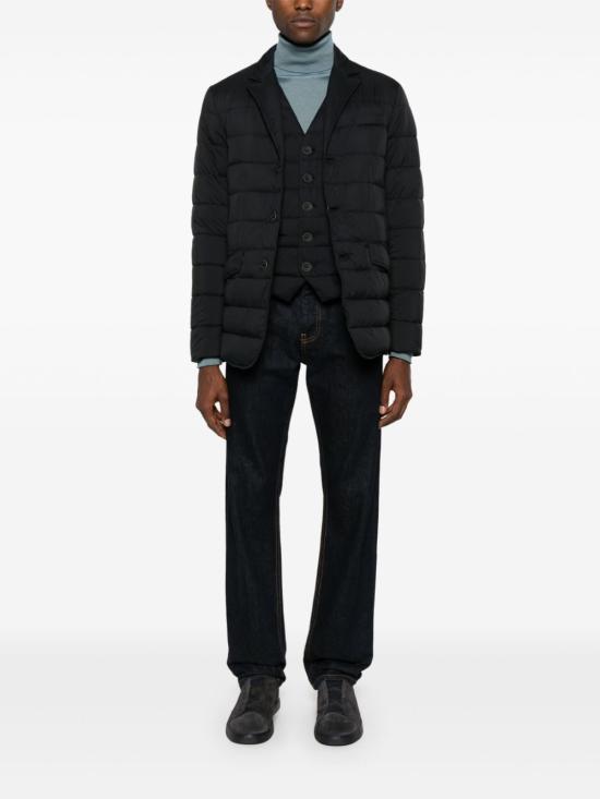  에르노 다운 베스트 그레이 PI002ULE12456Z9300 AI26 BLACK - HERNO
