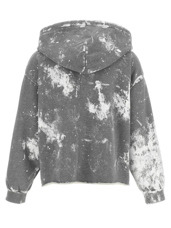  MM6 메종마르지엘라 후드 티셔츠 LDS62GU0146S25337853M GRAY - MM6 MAISON MARGIELA