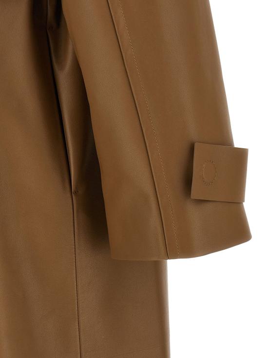  펜디 트렌치 코트 LDFPS907AUV3F1T6S CAMEL - FENDI