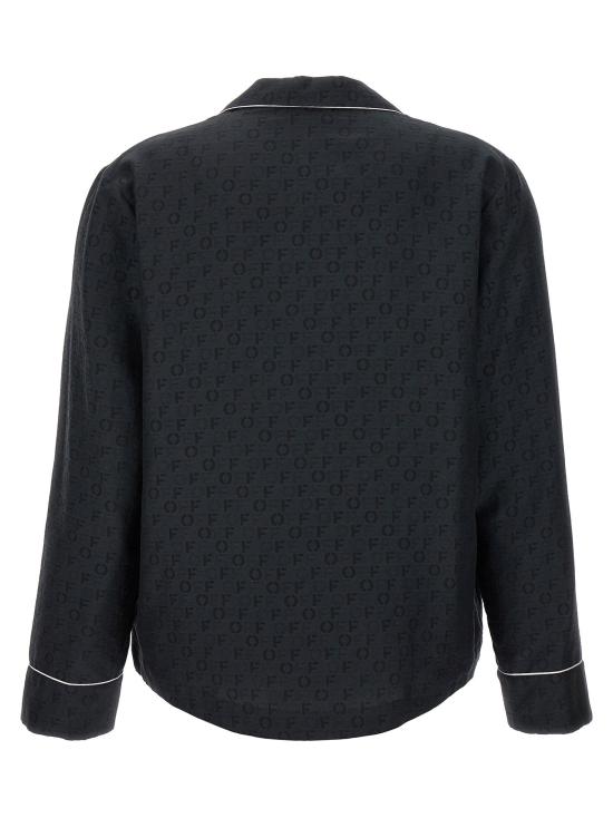  오프화이트 셔츠 LDOWGE016C99FAB00110001000 BLACK - OFF WHITE