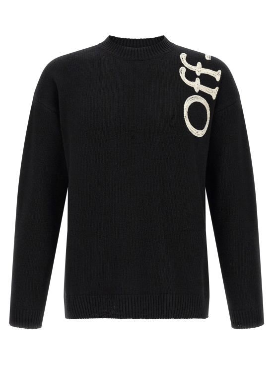  오프화이트 스웨터 LDOMHE213F26KNI00100001001 BLACK