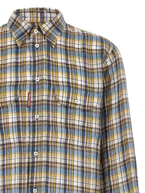  디스퀘어드2 셔츠 LDS74DM1006D35423001F BLUE - DSQUARED2