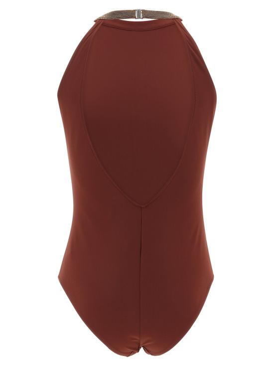  브루넬로 쿠치넬리 비치웨어 LDMQ965VS879C9093 BURGUNDY - BRUNELLO CUCINELLI
