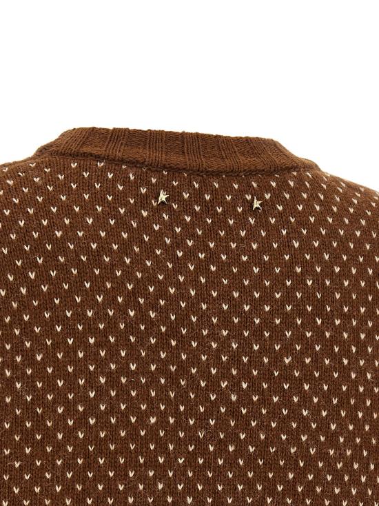  골든구스 스웨터 LDGWP01165P0026755571855718 BROWN - GOLDEN GOOSE