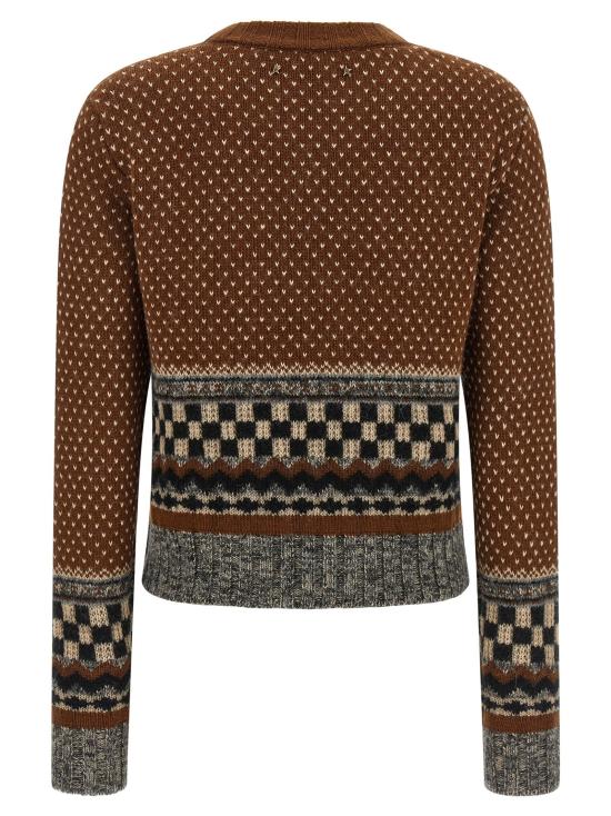  골든구스 스웨터 LDGWP01165P0026755571855718 BROWN - GOLDEN GOOSE