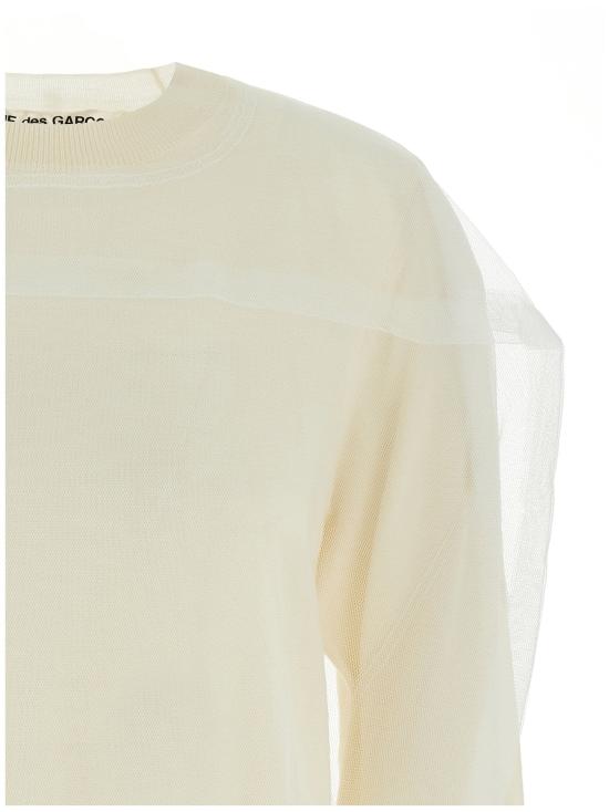  꼼데가르송 스웨터 LDGOB0191 CREAM - COMME DES GARCONS