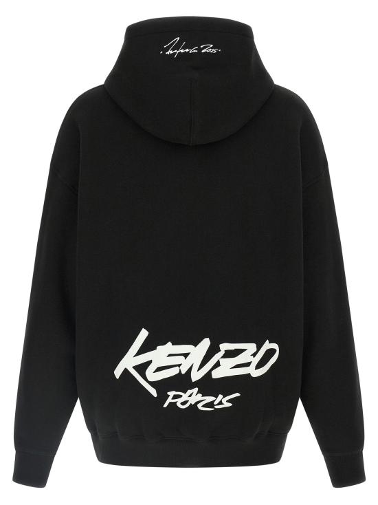 겐조 후드 티셔츠 LDFF62HO4544MB99J BLACK - KENZO