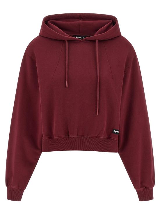  로테이트 바이 크리스텐슨 후드 티셔츠 LD11438727342734 BURGUNDY