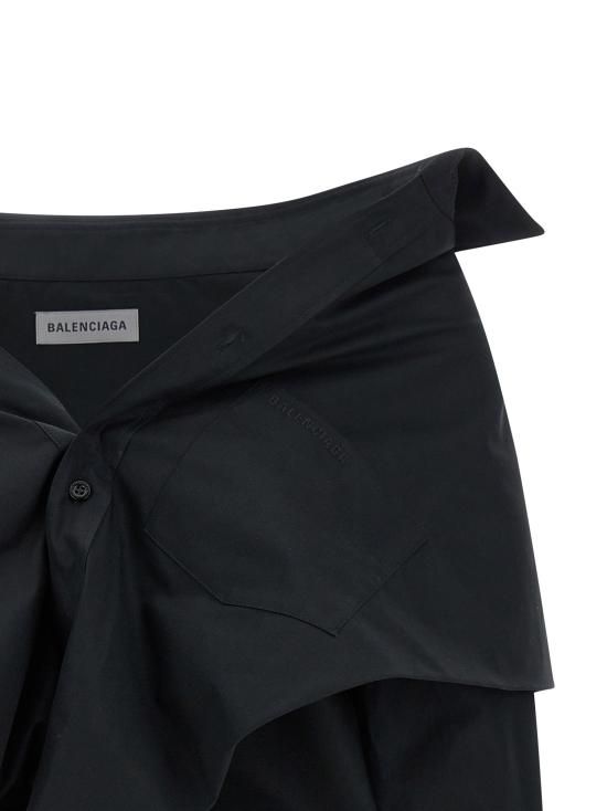  발렌시아가 블라우스 LD872123TUM201000 BLACK - BALENCIAGA