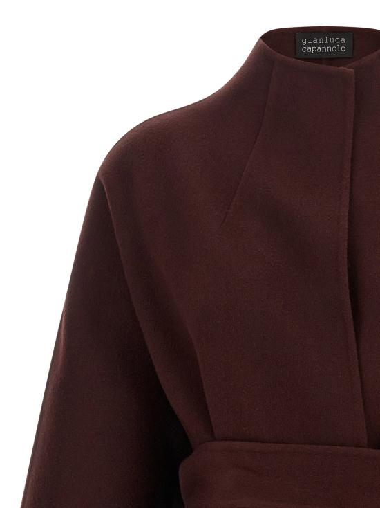  지안루카카페놀로 코트 LD26IML3562006627 BURGUNDY - GIANLUCA CAPANNOLO