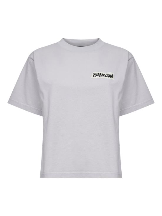  발렌시아가 마스킹 테이프 티셔츠 850990TTVL69012