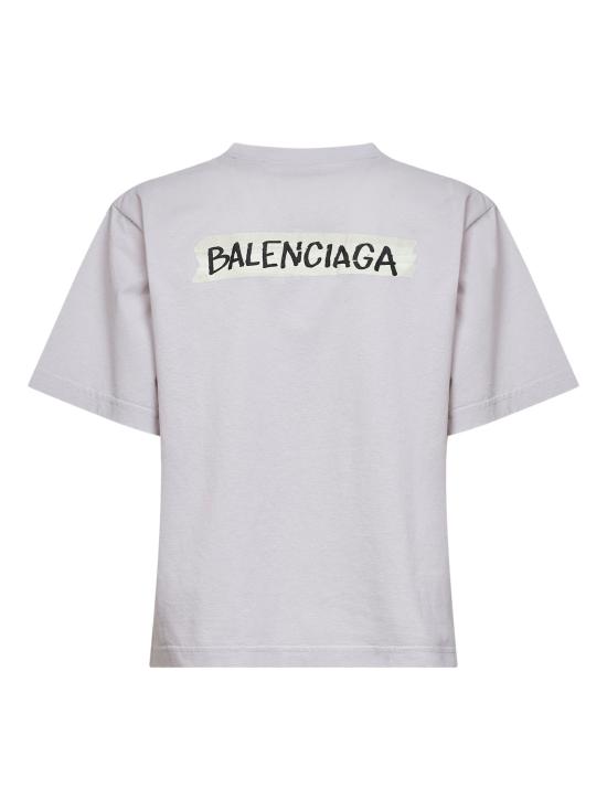  발렌시아가 마스킹 테이프 티셔츠 850990TTVL69012 - BALENCIAGA
