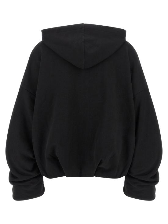  드리스 반 노튼 후드 티셔츠 LD2621311074610900 BLACK - DRIES VAN NOTEN